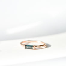 Load image into Gallery viewer, Blue Baguette Ring